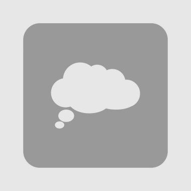 Düz Icon.Vector Eps 10 sohbet. 