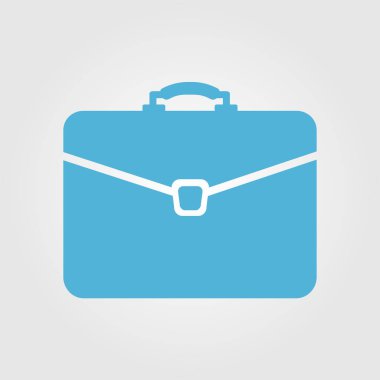 Evrak çantası ikonu, vektör illüstrasyonu. düz tasarım biçimi 