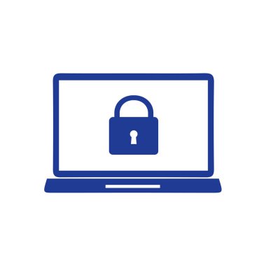 İnternet güvenliği konsepti ikonu. Tanımlama ve koruma simgesi.