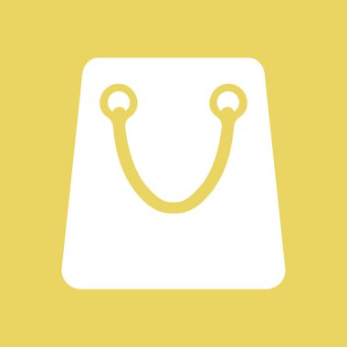 Alışveriş poşeti ikonu. vektör illüstrasyonu