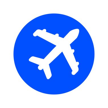 Uçak simgesi. Seyahat erkek. Alt yazıyı uçaktan uçak.