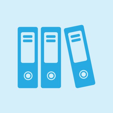 Evrak ve belgeler Office klasörler. Arşiv klasör simgesi. 