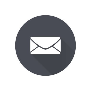 Düz simgesi mektup. Posta simgesini. 