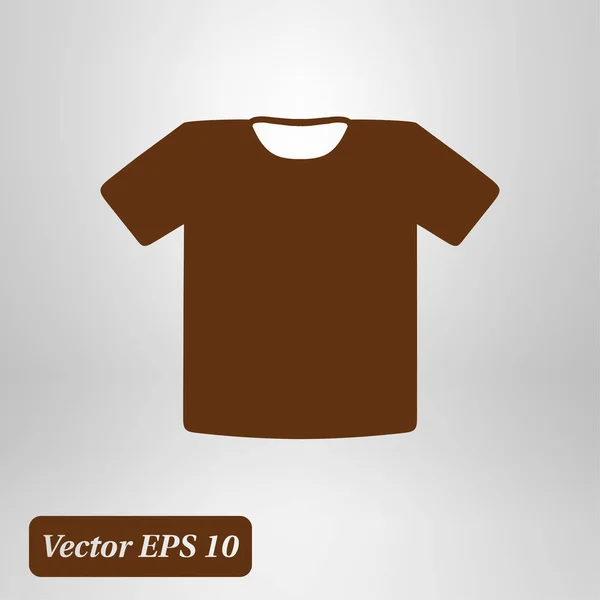Shirt Εικονίδιο Υπογραφή Σύμβολο Ρούχα Επίπεδη Σχεδίαση Στυλ — Διανυσματικό Αρχείο