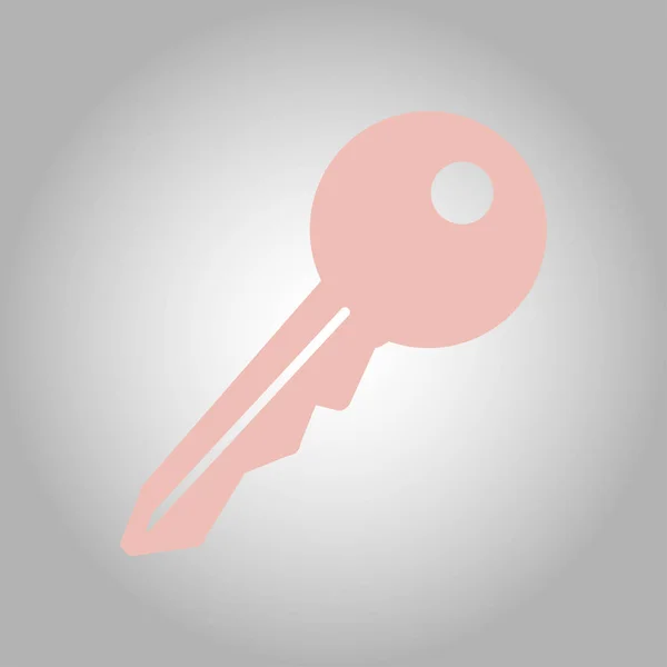 Ikona Klíče Zámek Simbol Bezpečnostní Cedulka Plochý Design Styl — Stockový vektor