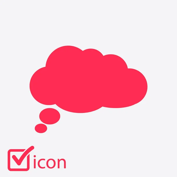 Konverzace Plochý Icon Vector Eps — Stockový vektor