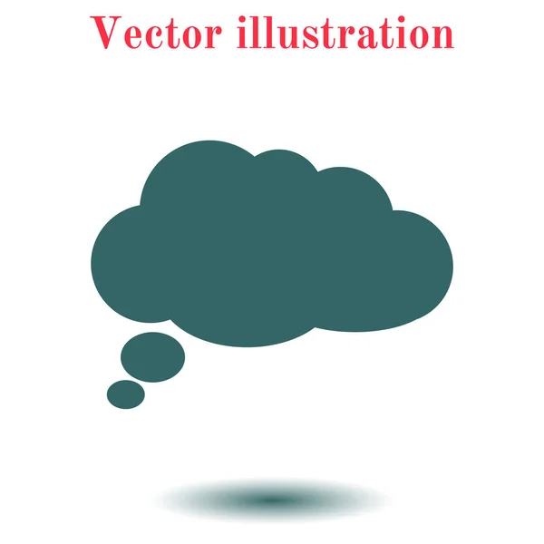 Συνομιλία Επίπεδη Icon Vector Eps — Διανυσματικό Αρχείο