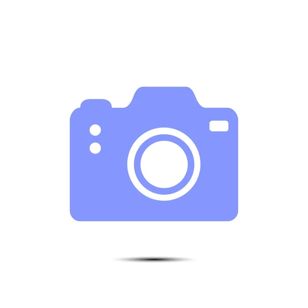 Simbolo Cámara Fotográfica Icono Signo Cámara Dslr Cámara Digital Estilo — Vector de stock