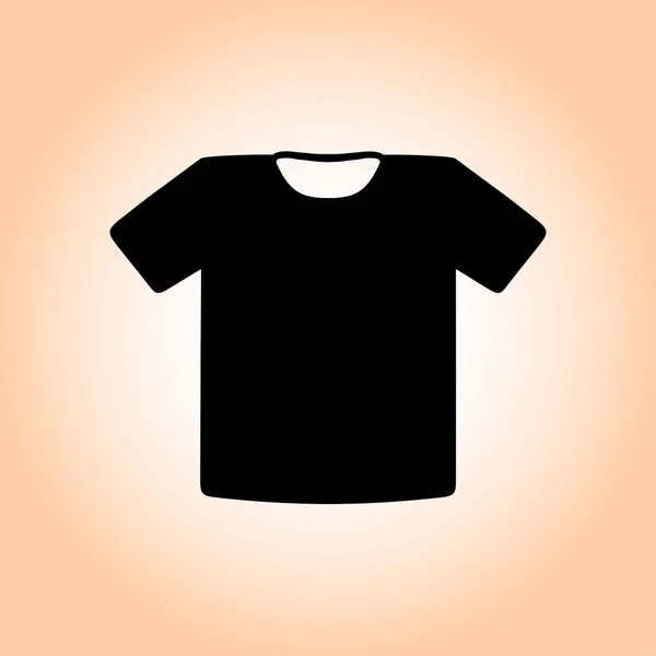 Shirt Sign Icon Clothes Symbol Flat Design Style — Stock Vector