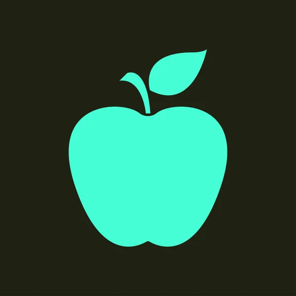 Icône Apple Illustration Vectorielle Simple — Image vectorielle