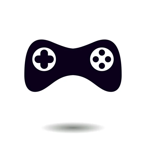 Gamepad Symbol Vektor Flacher Designstil — Stockvektor