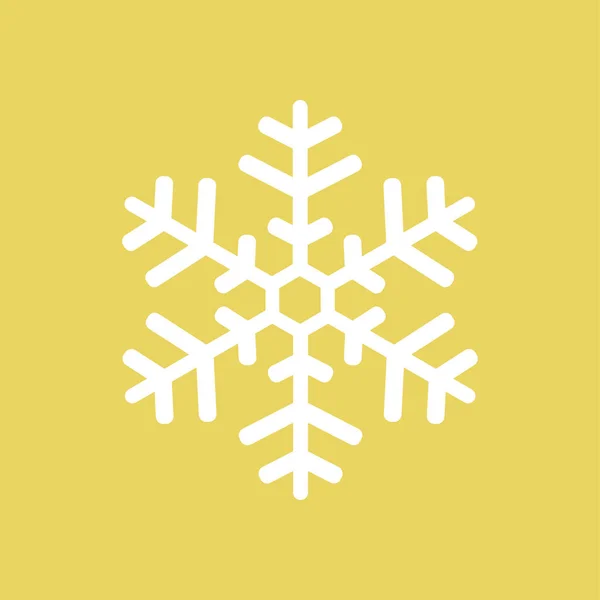 Icono Del Copo Nieve Decoración Año Nuevo — Vector de stock