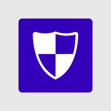 Kalkan kutsal kişilerin resmi. Koruma kavramı. 