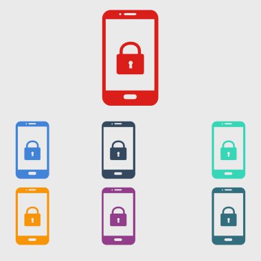 İnternet güvenliği konsepti ikonu. Tanımlama ve koruma simgesi.