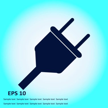 Vektör elektrik dolgu ağı düz simgesi.