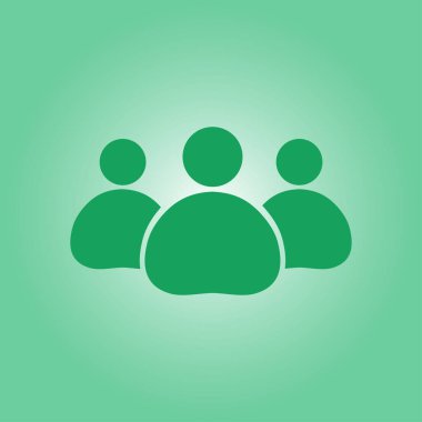 Takım iş simgesi. Ofis çalışanları ve iş takım.