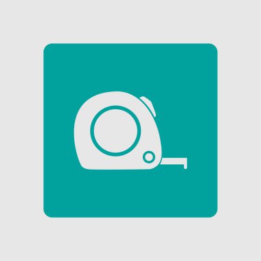  Mezura simgesi. Rulet inşaat erkek.