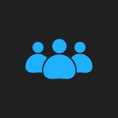 Takım iş simgesi. Ofis çalışanları ve iş takım.