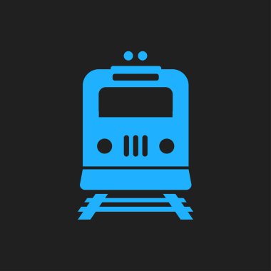 Tren simgesi. Metro erkek. Tren istasyonu işareti.