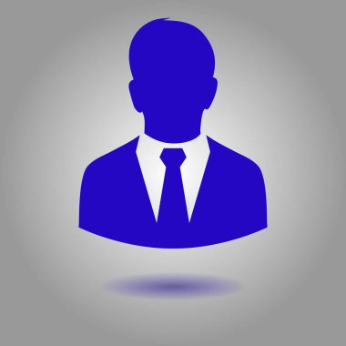 bir iş takım elbiseli adam kullanıcı simgesi.