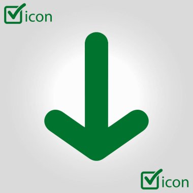 Ok simgesi. vektör illüstrasyonu