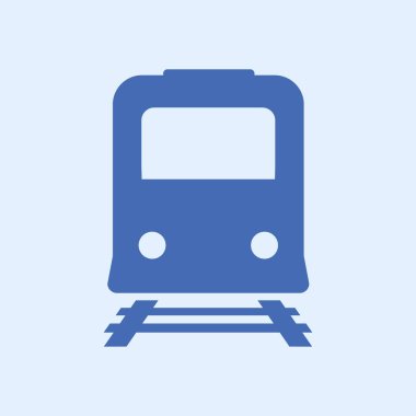 Tren simgesi. Metro erkek. Tren istasyonu işareti.