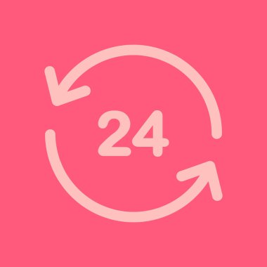 Saat saat etrafında bir gün simgesini açın..