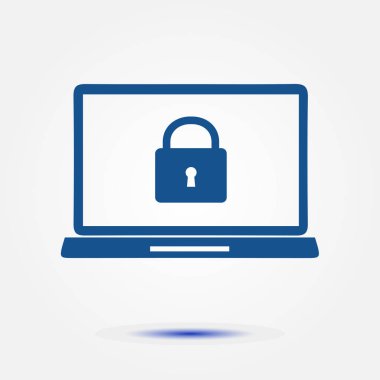 İnternet güvenliği konsepti ikonu. Tanımlama ve koruma simgesi.