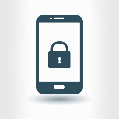 İnternet güvenliği konsepti ikonu. Tanımlama ve koruma simgesi.