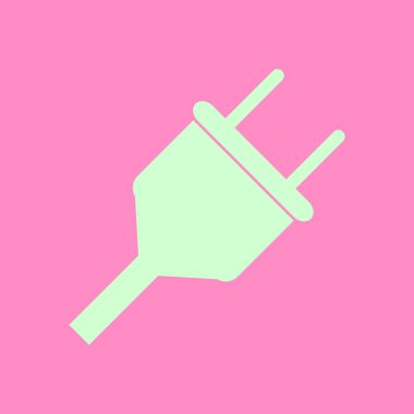 Vektör elektrik dolgu ağı düz simgesi.