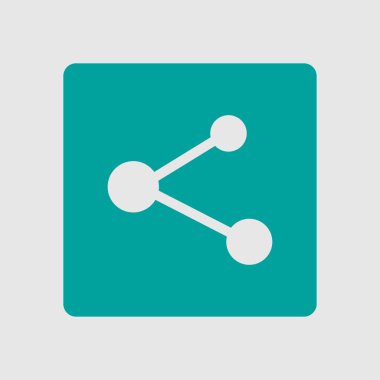 Pay işareti kutsal kişilerin resmi. Düz tasarım stili.