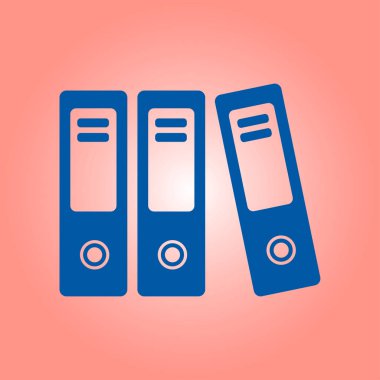 Evrak ve belgeler Office klasörler. Arşiv klasör simgesi. 