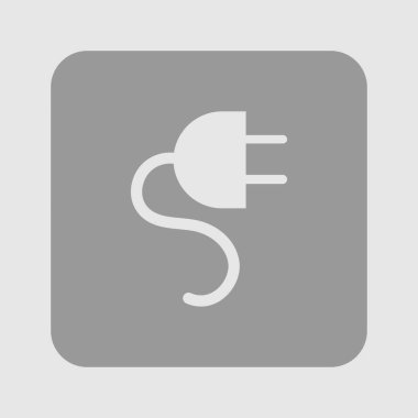 Vektör elektrik dolgu ağı düz simgesi.