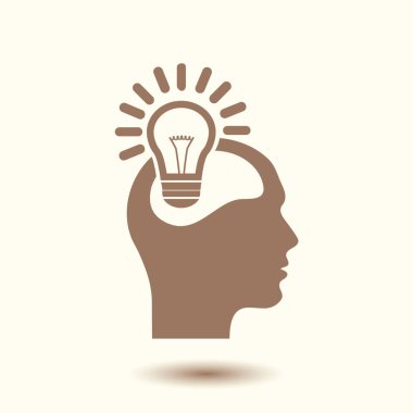 Yaratıcı fikirler ampul kavramı. Fikirler simgesi.