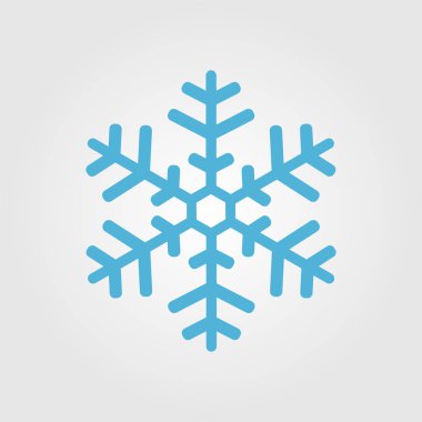 Kar tanesi simgesi. Yılbaşı dekorasyonu.