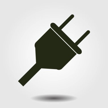 Vektör elektrik dolgu ağı düz simgesi.