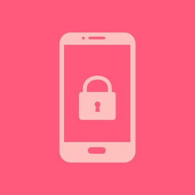 Internet güvenlik kavramı simgesi, kimlik ve koruma sembol, vektör çizim 