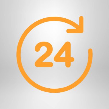 Saat saat etrafında bir gün simgesini açın..