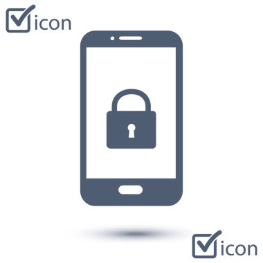 Internet güvenlik kavramı simgesi. Kimlik ve koruma simgesi.