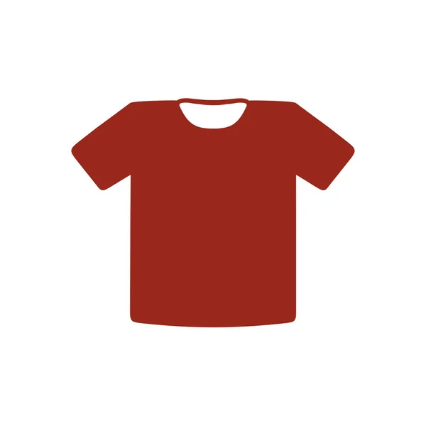 Shirt Teken Pictogram Kleding Symbool Platte Ontwerpstijl — Stockvector