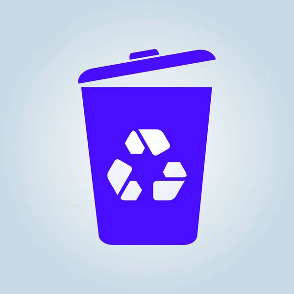 垃圾桶图标 Eps10 — 图库矢量图片