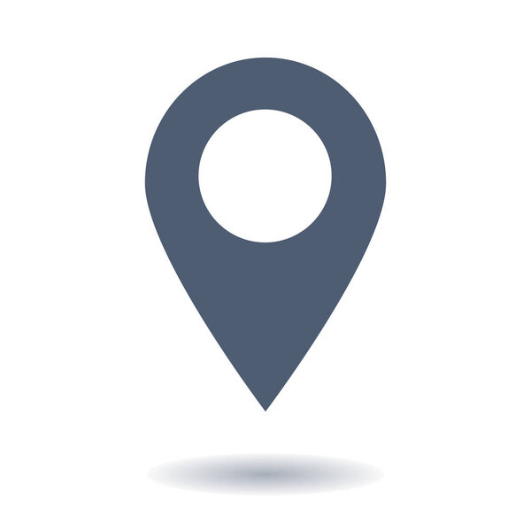 Значок указателя карты. Знак местоположения GPS. Плоский стиль дизайна. Vektor EPS 10
.