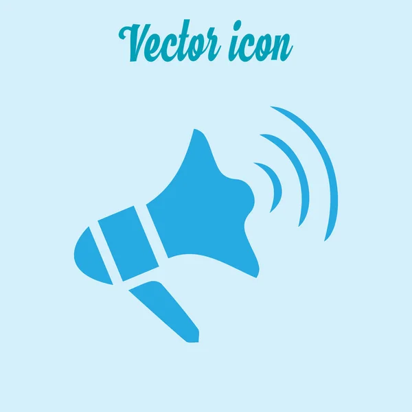 Megaphone Soon Icon Loudspeaker Symbol — Stock Vector
