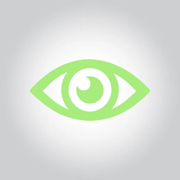 Eye Icon Flat Design Style — Stock Vector