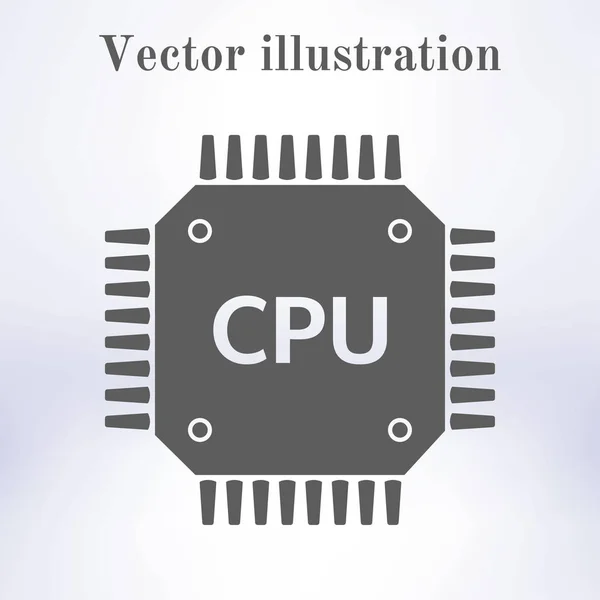 Leiterplattensymbol Technologie Schema Quadratischen Symbol Flacher Designstil — Stockvektor