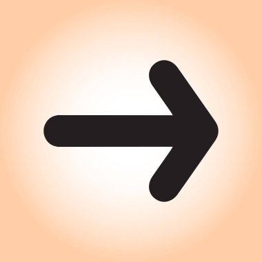 Ok simgesi. vektör illüstrasyonu