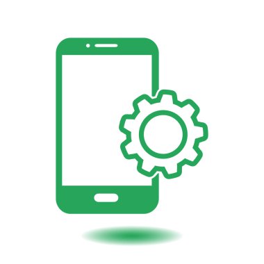 Akıllı telefon hizmetleri simgesi.