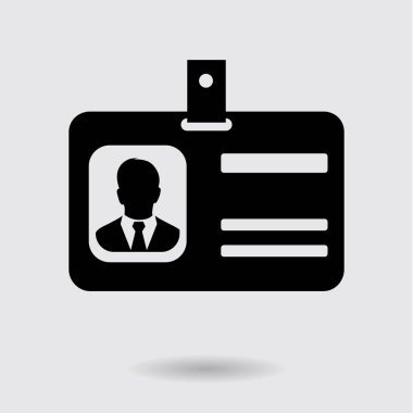 Kimlik kartı sembolü.
