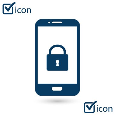 Internet güvenlik kavramı simgesi. Kimlik ve koruma simgesi.