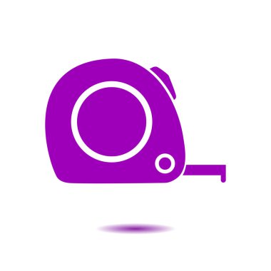  Mezura simgesi. Rulet inşaat erkek.